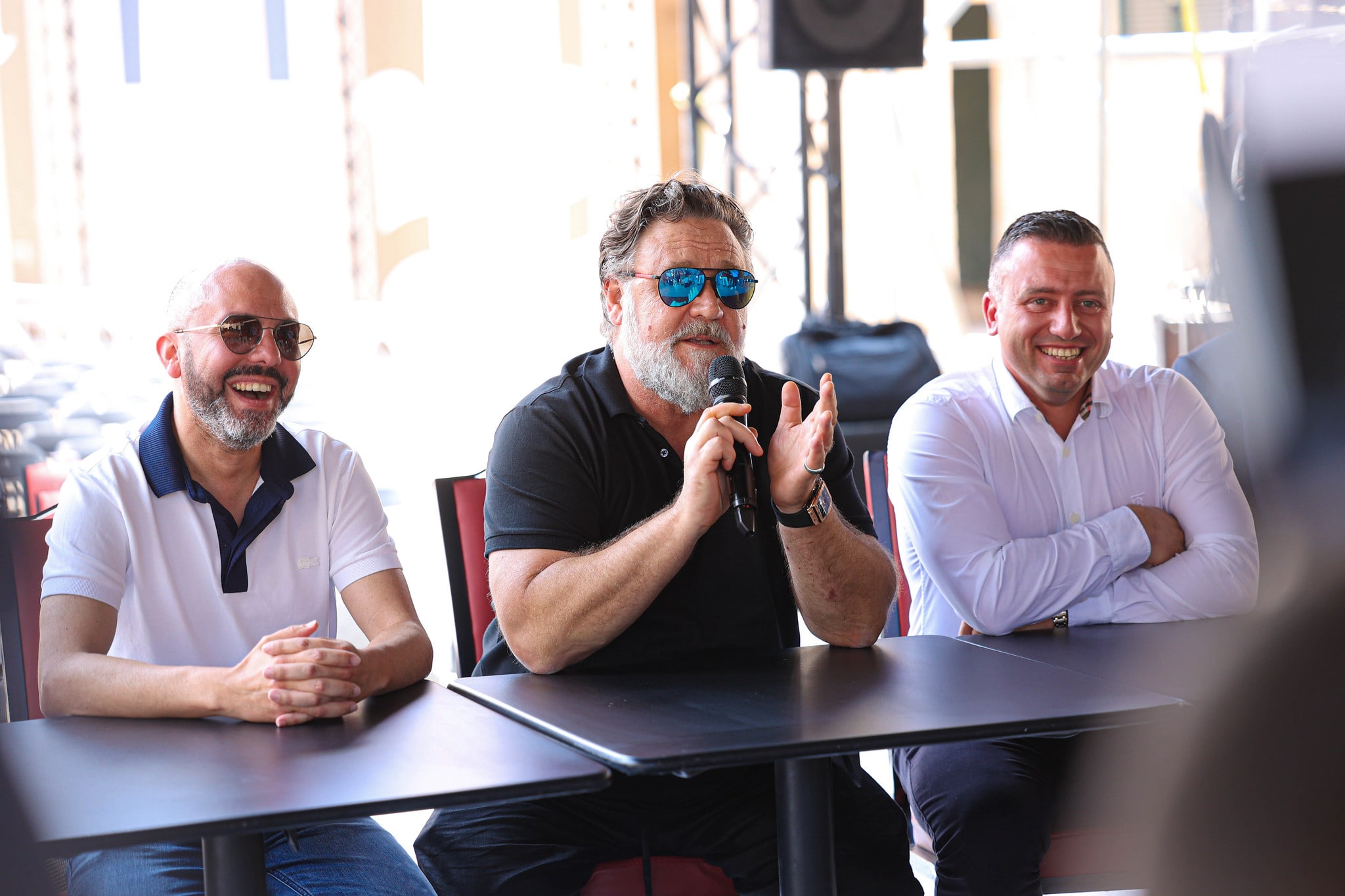 Russell Crowe's Indoor Garden Party in Valletta | Mediterrane Film Festival