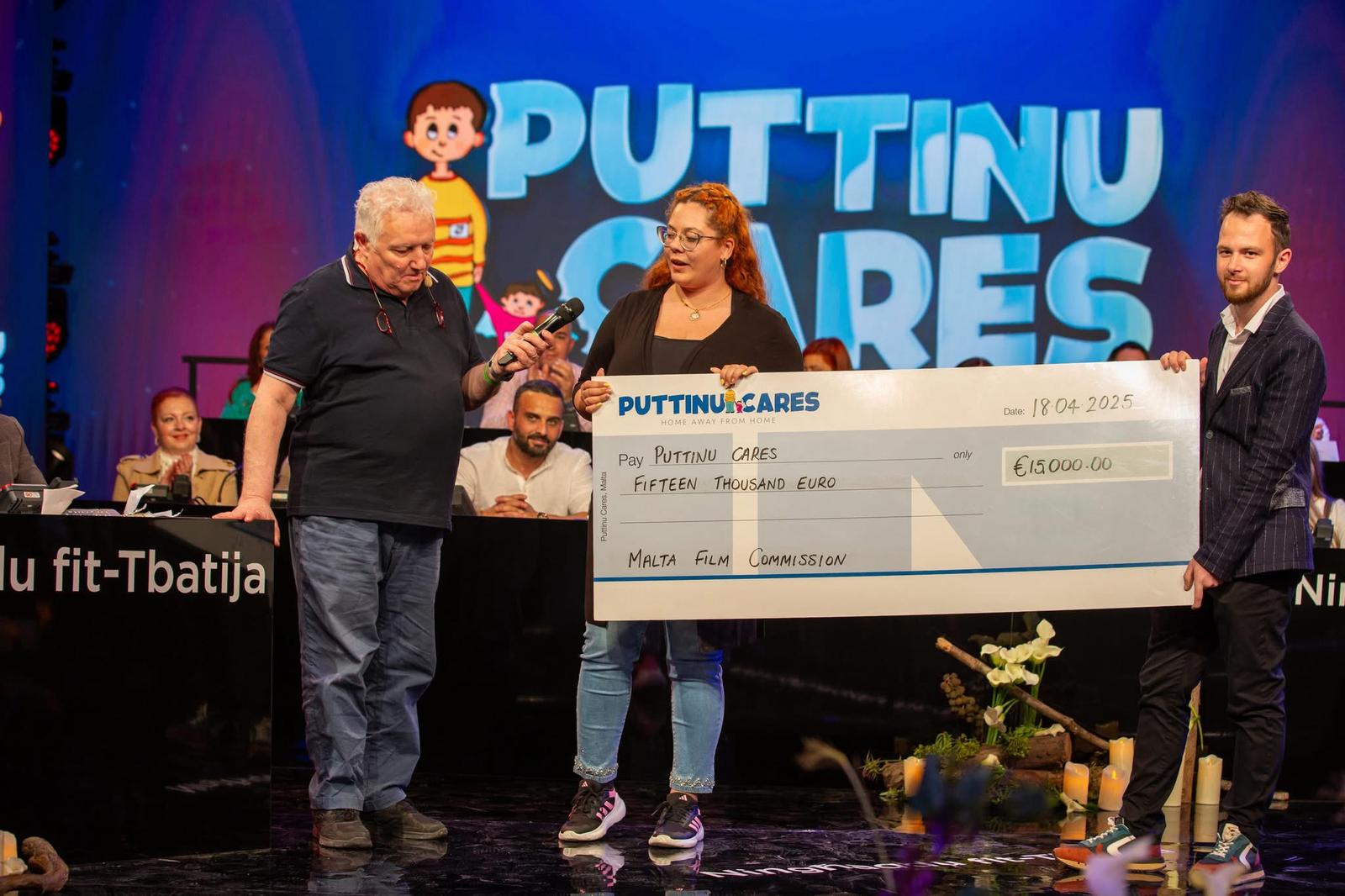 Malta Film Commission donates €15,000 to Puttinu Cares following David Walliams Book Show